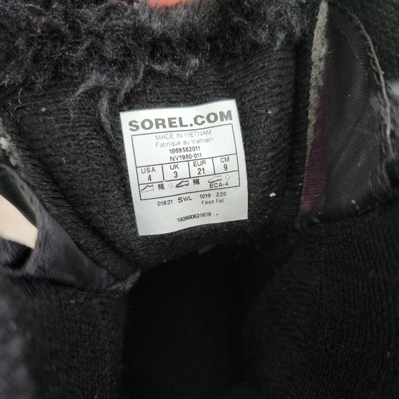 Sorel Toddler Snow Commander Boot – Black, Super Blue - Picture 8 of 8